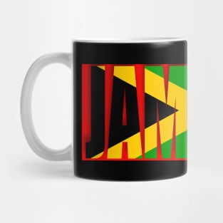 Jamaica in Jamaica Flag Mug